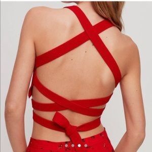 Aritzia Wilfred Cayenne Top (sold out color)